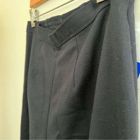 1X NWT Liz Claiborne Women black knit blend pants elastic waist - Picture 6 of 15